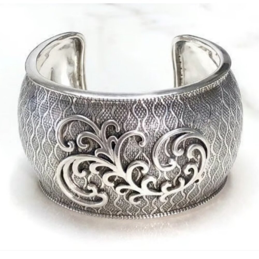 SILPADA RHYTHMIC WAVE CUFF 50G  STERLING SILVER